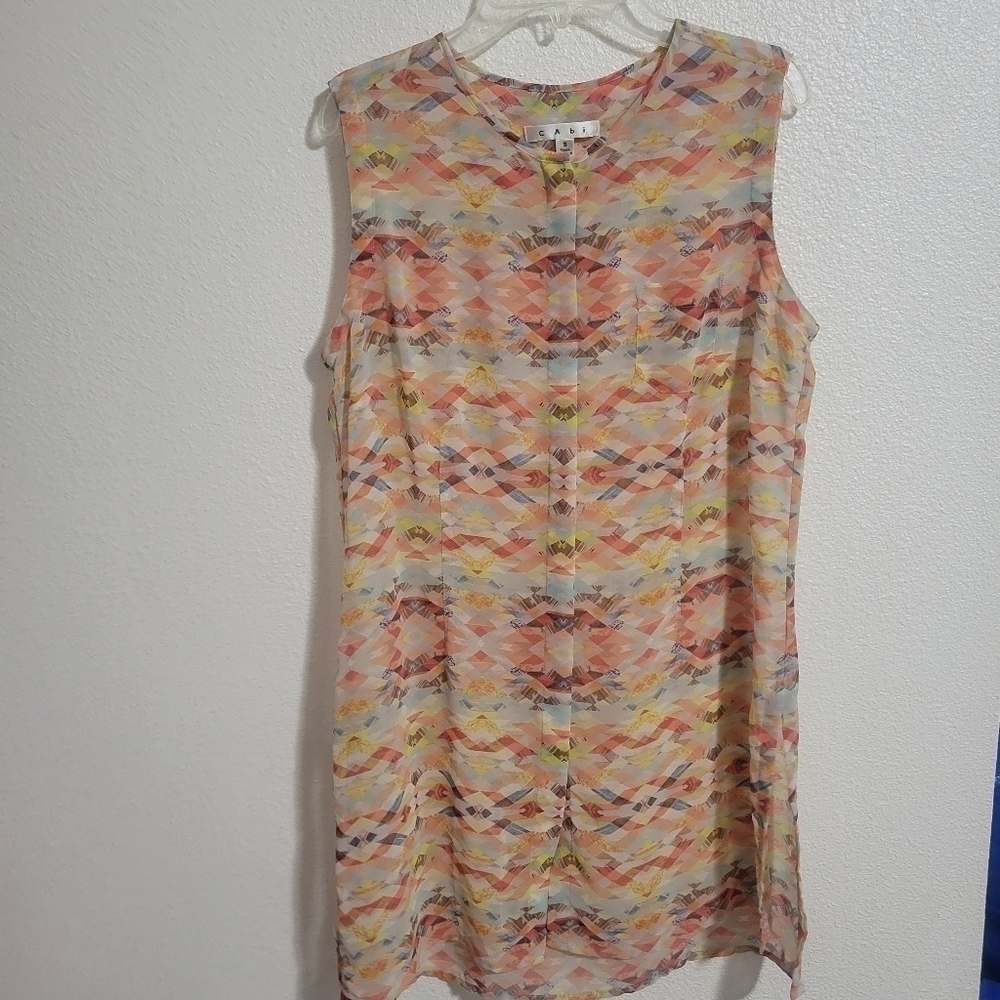 Cabi sheer style tunic size small